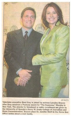 Bracco, Lorraine / With Brad Grey at Peabody Awards | May 2001