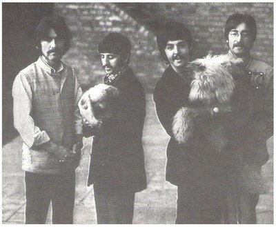 Beatles, The / With Paul&#39;s Sheepdog and Ringo&#39;s Puppy | Magazine Photo | 1967