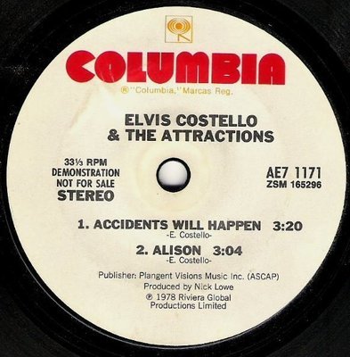 Costello, Elvis (+ The Attractions) / Live at Hollywood High | Columbia AE7-1171 | EP, 7&quot; Vinyl | January 1979 | Promo