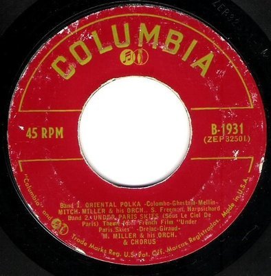 Miller, Mitch / Oriental Polka + 3 | Columbia B-1931 | EP, 7&quot; Vinyl | 1953