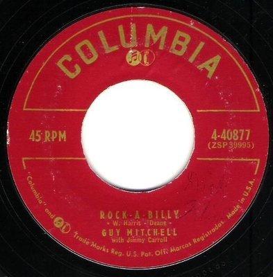 Mitchell, Guy / Rock-A-Billy | Columbia 4-40877 | Single, 7&quot; Vinyl | March 1957