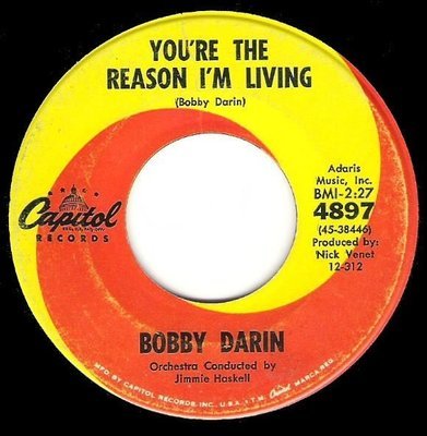 Darin, Bobby / You&#39;re the Reason I&#39;m Living | Capitol 4897 | Single, 7&quot; Vinyl | December 1962