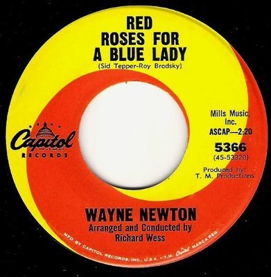 Newton, Wayne / Red Roses fpr a Blue Lady | Capitol 5366 | Single, 7" Vinyl | January 1965