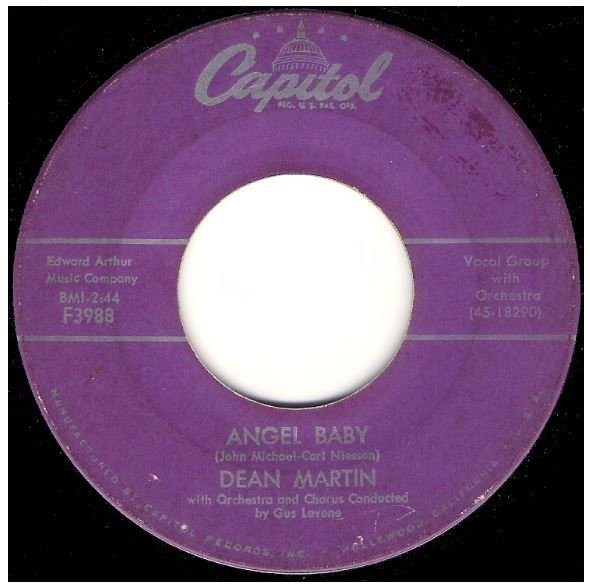 Martin, Dean / Angel Baby | Capitol F-3988 | Single, 7&quot; Vinyl | June 1958
