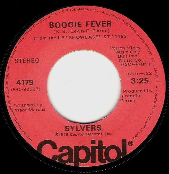 Sylvers, The / Boogie Fever | Capitol 4179 | Single, 7" Vinyl ...