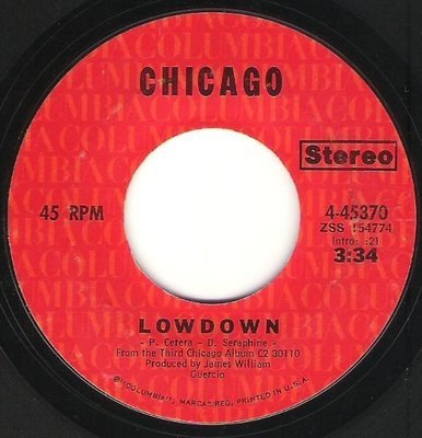 Chicago / Lowdown | Columbia 4-45370 | Single, 7&quot; Vinyl | April 1971