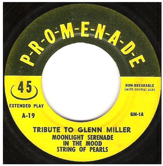 Uncredited Artists / Tribute to Glenn Miller | Promenade A-19 | EP, 7" Vinyl