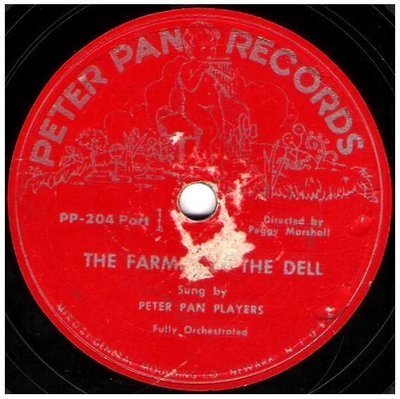 Peter Pan Players / The Farmer in the Dell | Peter Pan Records PP-204-205 | Single, 7&quot; Vinyl | 1955