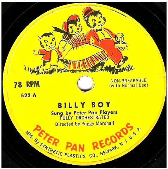 Peter Pan Players / Billy Boy | Peter Pan Records 522 | Single, 7&quot; Vinyl