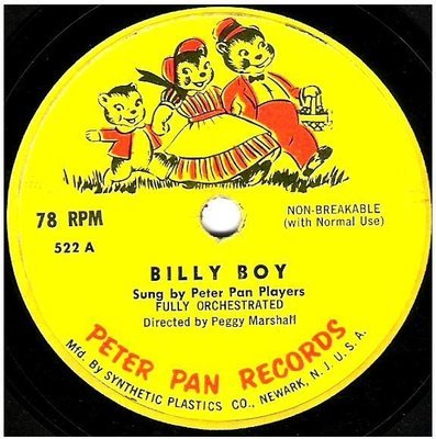 Peter Pan Players / Billy Boy | Peter Pan Records 522 | Single, 7&quot; Vinyl