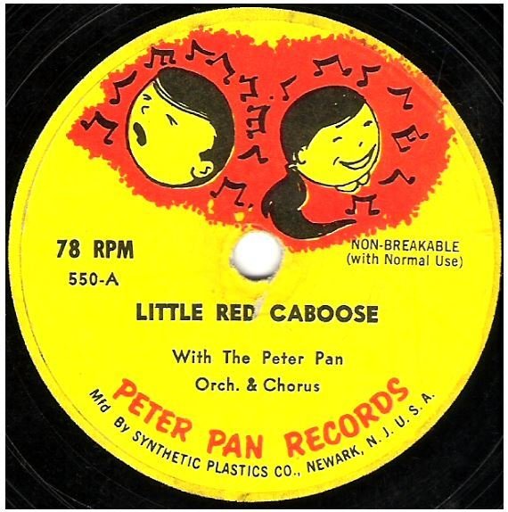 Peter Pan Orchestra + Chorus / Little Red Caboose | Peter Pan Records 550 | Single, 7&quot; Vinyl