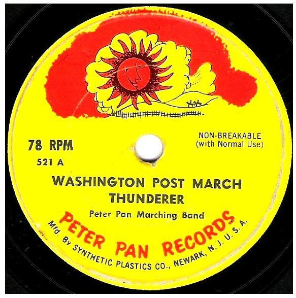Peter Pan Marching Band / Marching Songs | Peter Pan Records 521 | EP, 7" Vinyl | 1959
