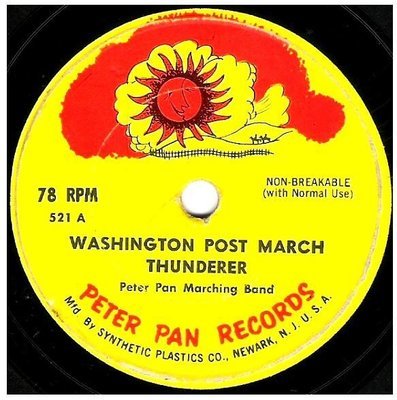 Peter Pan Marching Band / Marching Songs | Peter Pan Records 521 | EP, 7&quot; Vinyl | 1959