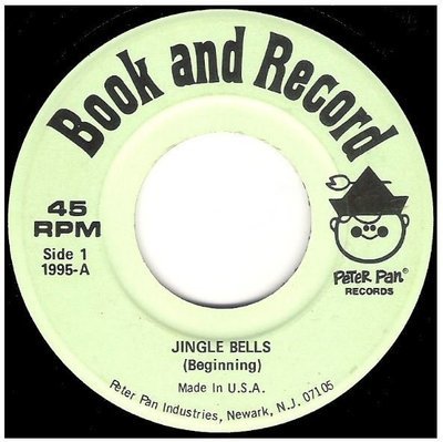 Uncredited Artists / Jingle Bells | Peter Pan Records 1995 | Single, 7&quot; Vinyl | 1977