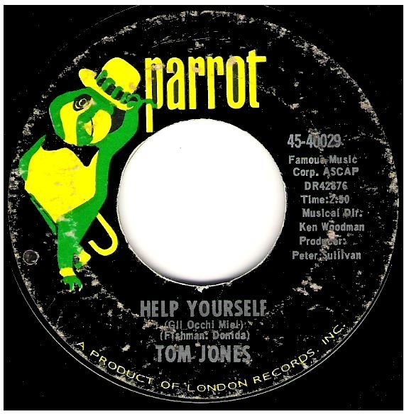 Jones, Tom / Help Yourself | Parrot 45-40029 | Single, 7&quot; Vinyl | August 1968