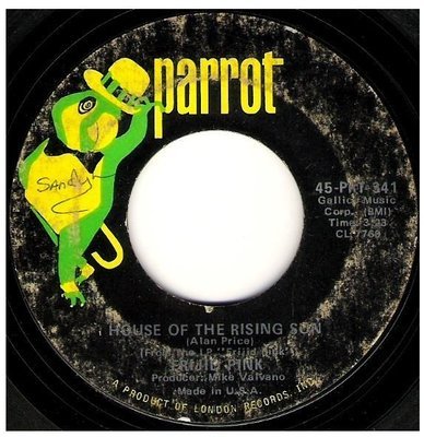 Frijid Pink / House of the Rising Sun | Parrot 45-PRT-341 | Single, 7&quot; Vinyl | December 1969