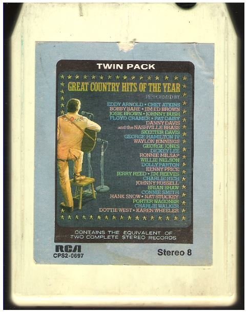 Various Artists / Great Country Hits of the Year | RCA CPS2-0697 | White Shell | 1974