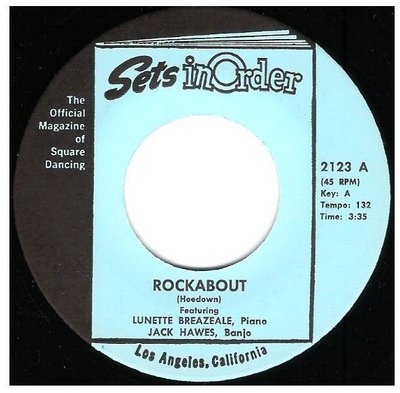 Breazeale, Lunette (+ Jack Hawes) / Rockabout | Sets In Order 2123 | Single, 7&quot; Vinyl