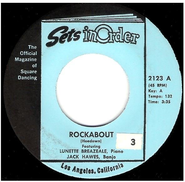 Breazeale, Lunette (+ Jack Hawes) / Rockabout | Sets In Order 2123 | Single, 7&quot; Vinyl