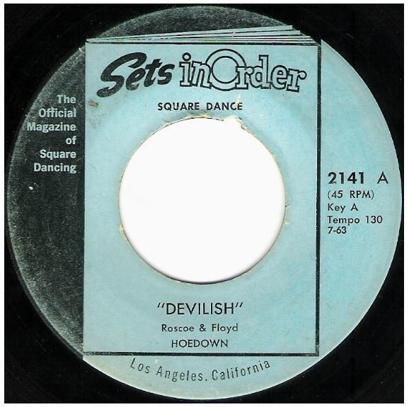 Roscoe + Floyd / Devilish | Sets In Order 2141 | Single, 7&quot; Vinyl | July 1963