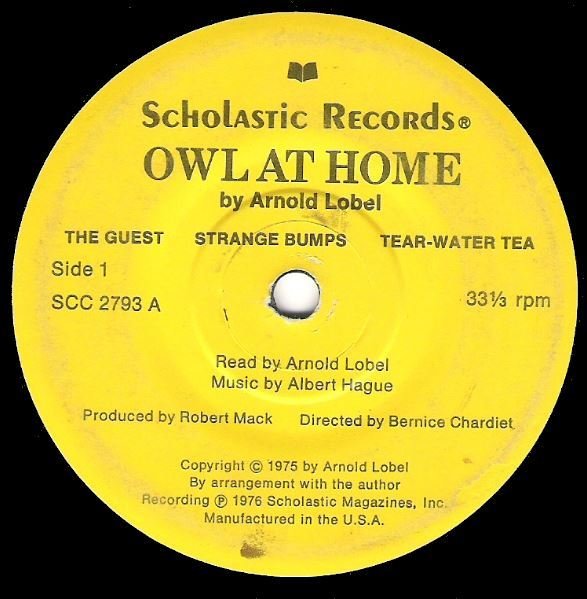 Lobel, Arnold / Owl At Home | Scholastic SCC-2793 | EP, 7" Vinyl | 1976