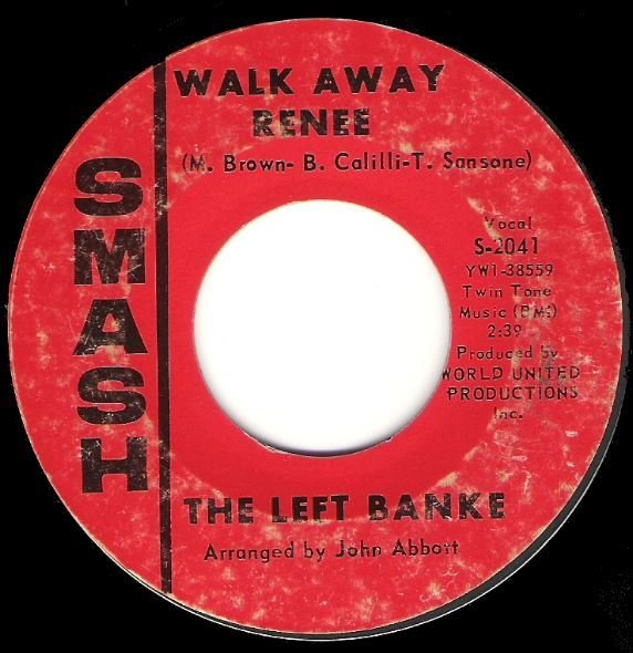 Left Banke, The / Walk Away Renee | Smash S-2041 | Single, 7&quot; Vinyl | June 1966