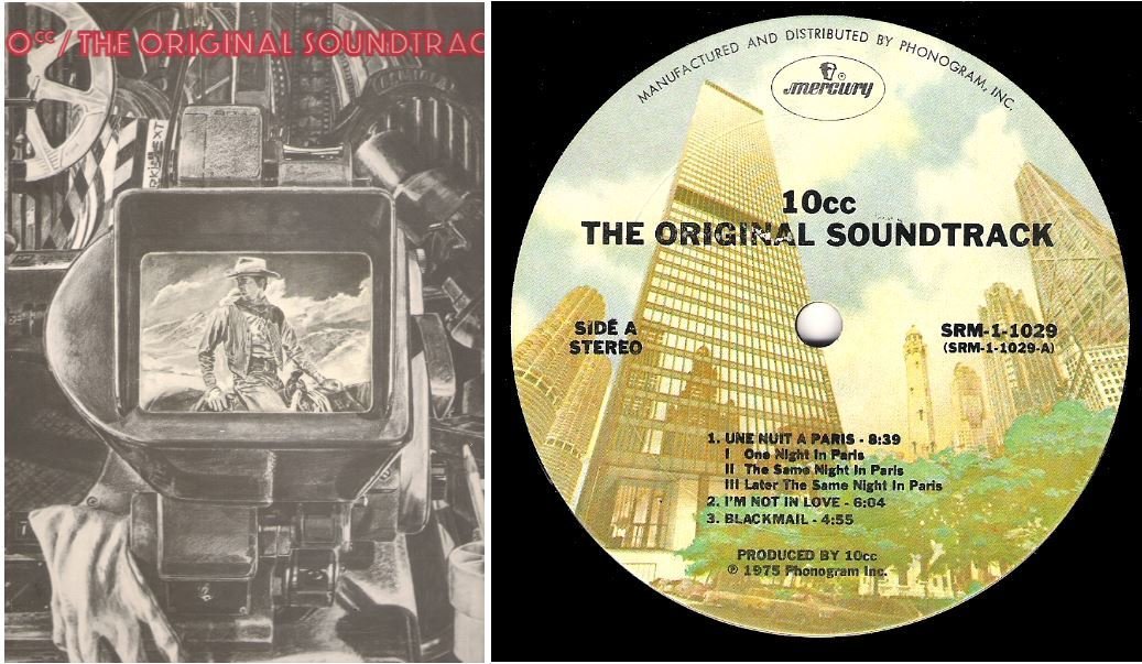 10cc / The Original Soundtrack | Mercury SRM-1-1029 | Album (12" Vinyl) | March 1975