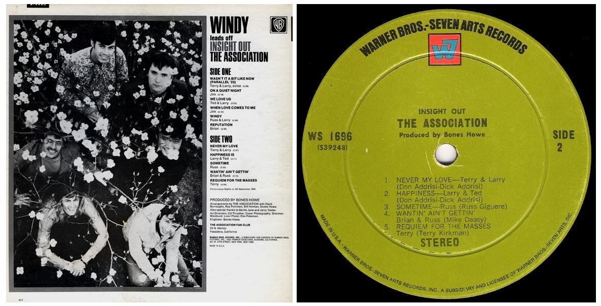 Association, The / Insight Out | Warner Bros. WS-1696 | Album (12