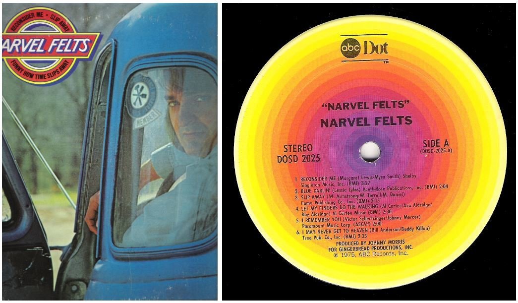 Felts, Narvel / Narvel Felts | ABC Dot DOSD-2025 | Album (12" Vinyl) | 1975