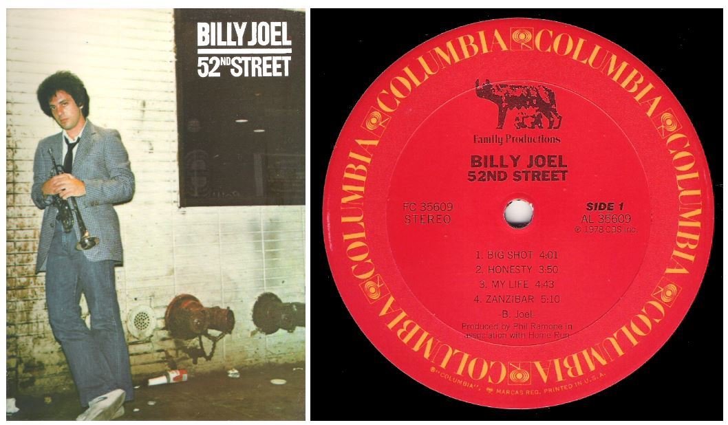 Joel, Billy / 52nd Street | Columbia FC-35609 | Album (12" Vinyl) | October 1978