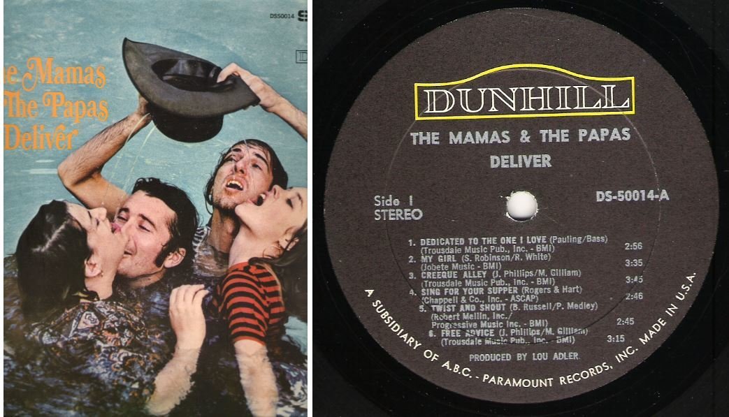 Mamas + Papas, The / Deliver | Dunhill DS-50014 | Album (12