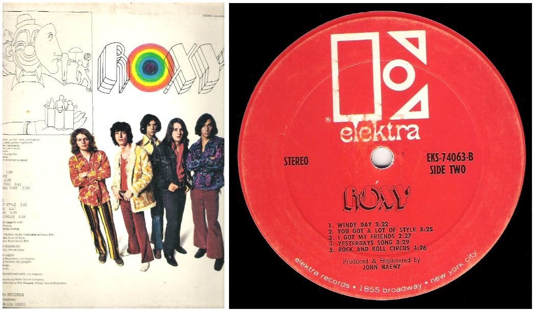 Roxy / Roxy | Elektra EKS-74063 | Album (12" Vinyl) | Promo | 1969