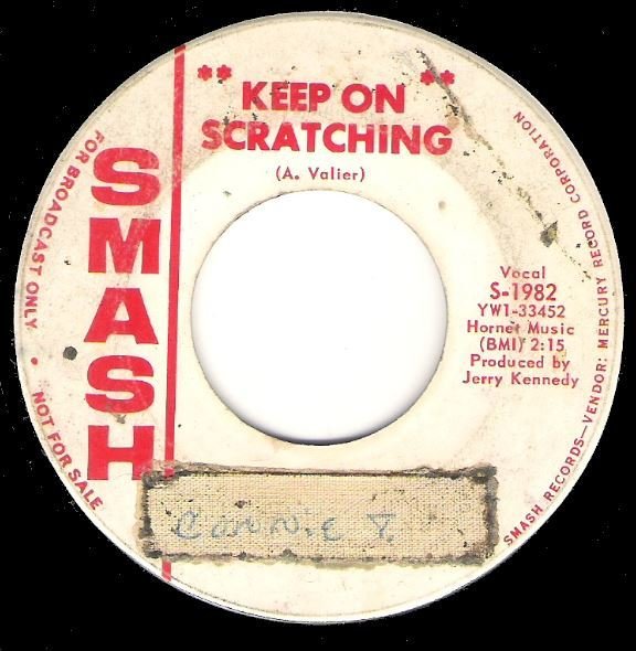 John R / Keep On Scratching | Smash S-1982 | Single, 7" Vinyl | May 1965