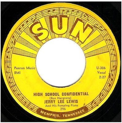 Lewis, Jerry Lee / High School Confidential | Sun 296 | Single, 7&quot; Vinyl | April 1958