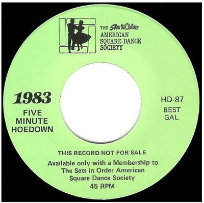Uncredited Artists / Best Gal | Sets In Order HD-87 | Single, 7&quot; Vinyl | 1983