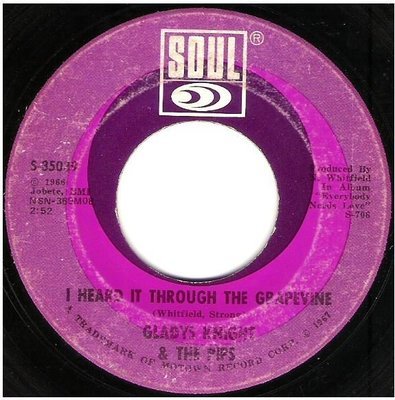 Knight, Gladys (+ The Pips) / I Heard It Through the Grapevine | Soul S-35039 | Single, 7&quot; Vinyl | September 1967