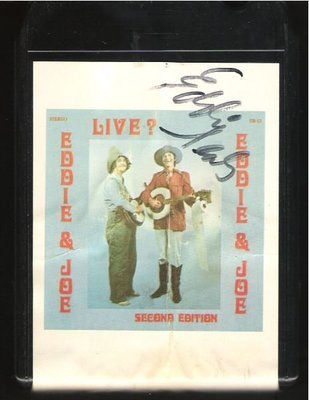 Eddie + Joe / Live? Second Edition / UR-13 | Black Shell | 1975 | Autographed