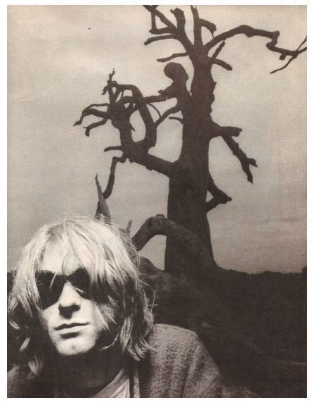 Cobain, Kurt / Wearing Sunglasses, Sweater - Australia | Magazine Photo | April 1992