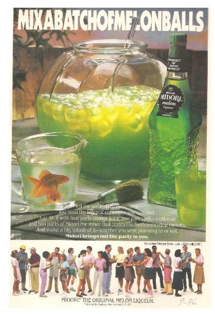 Midori / Melon Liqueur | Magazine Ad | September 1986