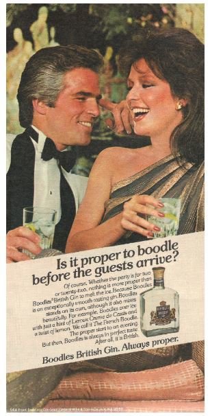 Boodles / British Gin | Magazine Ad | July 1983