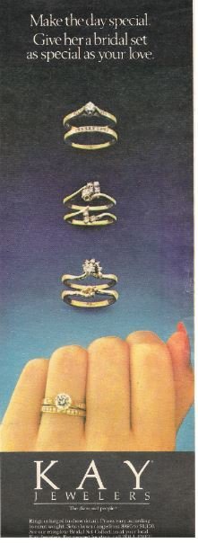 Kay Jewelers / Bridal Sets | Magazine Ad | July 1983