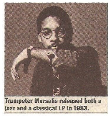 Marsalis, Wynton / Trumpeter Marsalis Released Both a Jazz and a Classical LP in 1983 | Magazine Photo | March 1984
