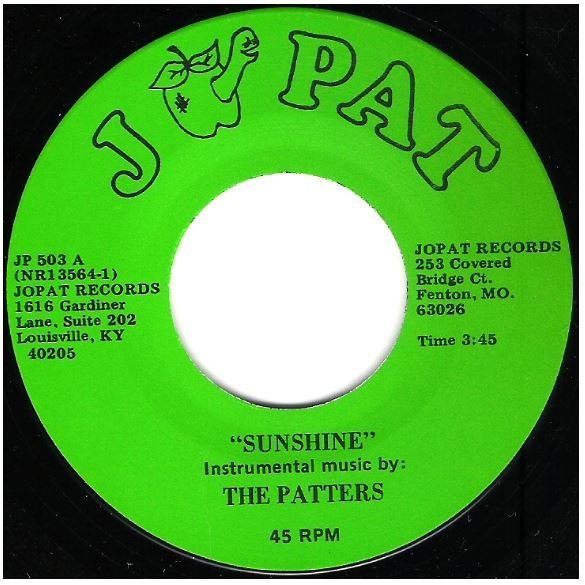 Patters, The / Sunshine | JoPat JP-503 | Single, 7" Vinyl