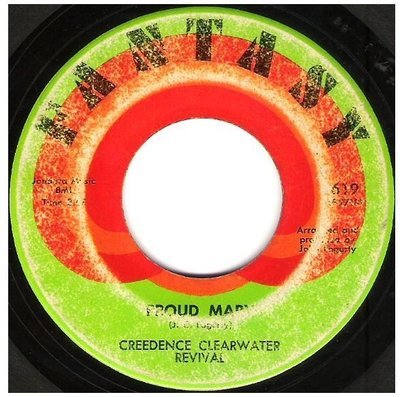 Creedence Clearwater Revival / Proud Mary | Fantasy 619 | Single, 7&quot; Vinyl | December 1968