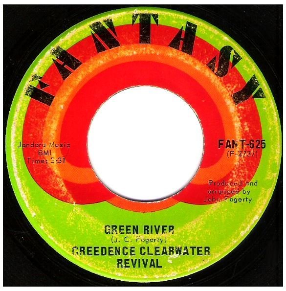 Creedence Clearwater Revival / Green River | Fantasy FANT-625 | Single, 7&quot; Vinyl | July 1969