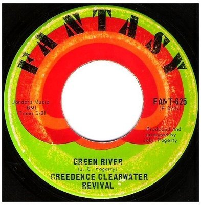 Creedence Clearwater Revival / Green River | Fantasy FANT-625 | Single, 7&quot; Vinyl | July 1969
