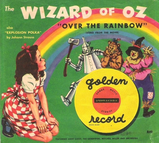 Lloyd, Anne / Over the Rainbow | Golden Records R-49 | Picture Sleeve | 1950