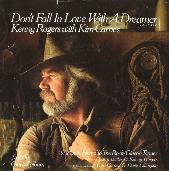 Rogers, Kenny / Don&#39;t Fall in Love with a Dreamer | United Artists UA-X1345-Y | Single, 7&quot; Vinyl | March 1980 | with Kim Carnes