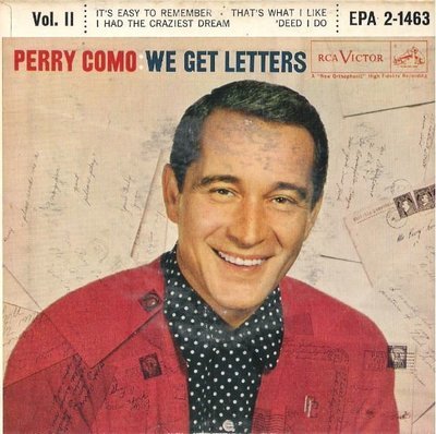 Como, Perry / We Get Letters - Vol. II | RCA Victor EPA 2-1463 | EP, 7&quot; Vinyl | 1957