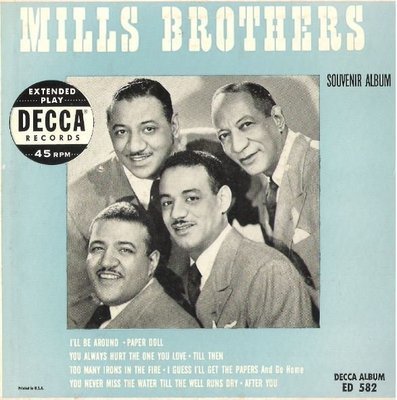 Mills Brothers, The / Souvenir Album | Decca ED-582 | EP, 7&quot; Vinyl | October 1953 | 2 Record Set